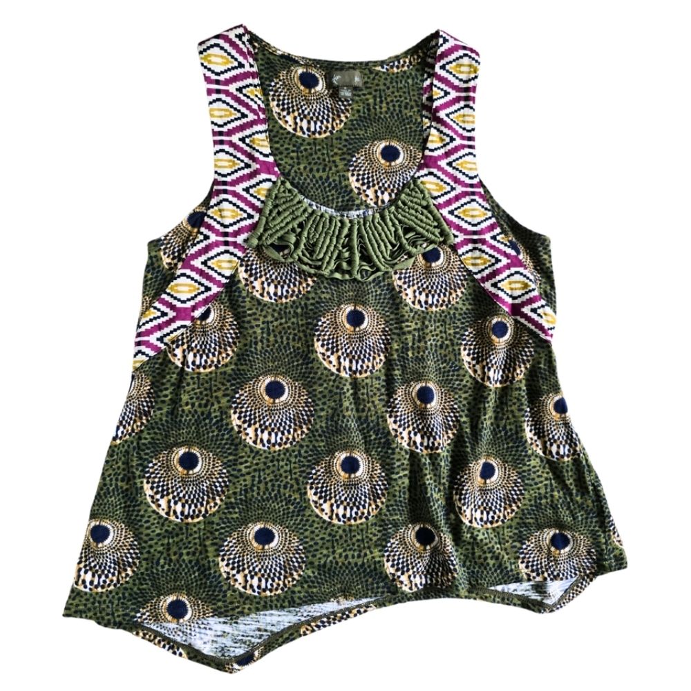 Anthropologie FEI Eastpointe Garden Top Blouse Small